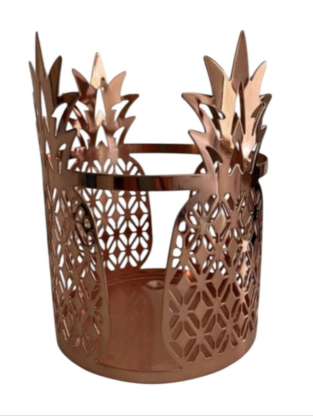 Better Homes & Gardens Rose Gold Pineapple Candle Holder